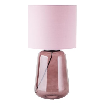 Brilliant - Lampa stołowa HYDRA 1xE27/60W/230V różowa