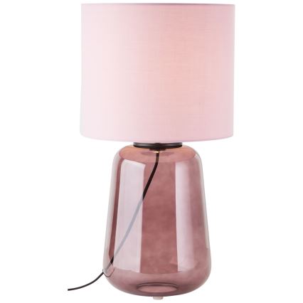 Brilliant - Lampa stołowa HYDRA 1xE27/60W/230V różowa