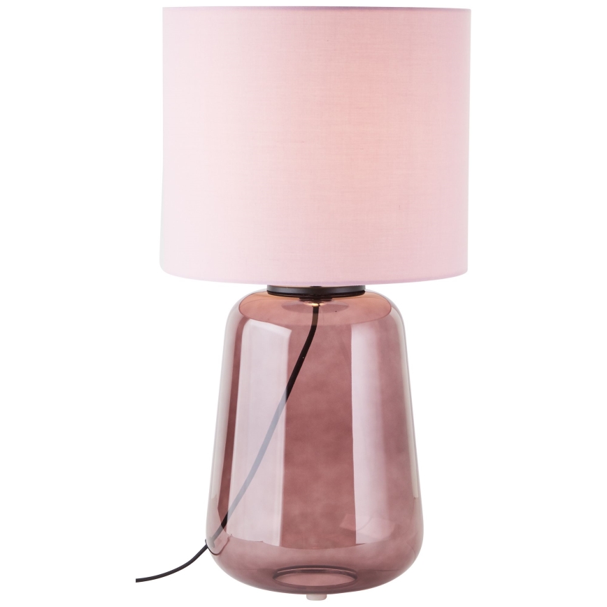 Brilliant - Lampa stołowa HYDRA 1xE27/60W/230V różowa