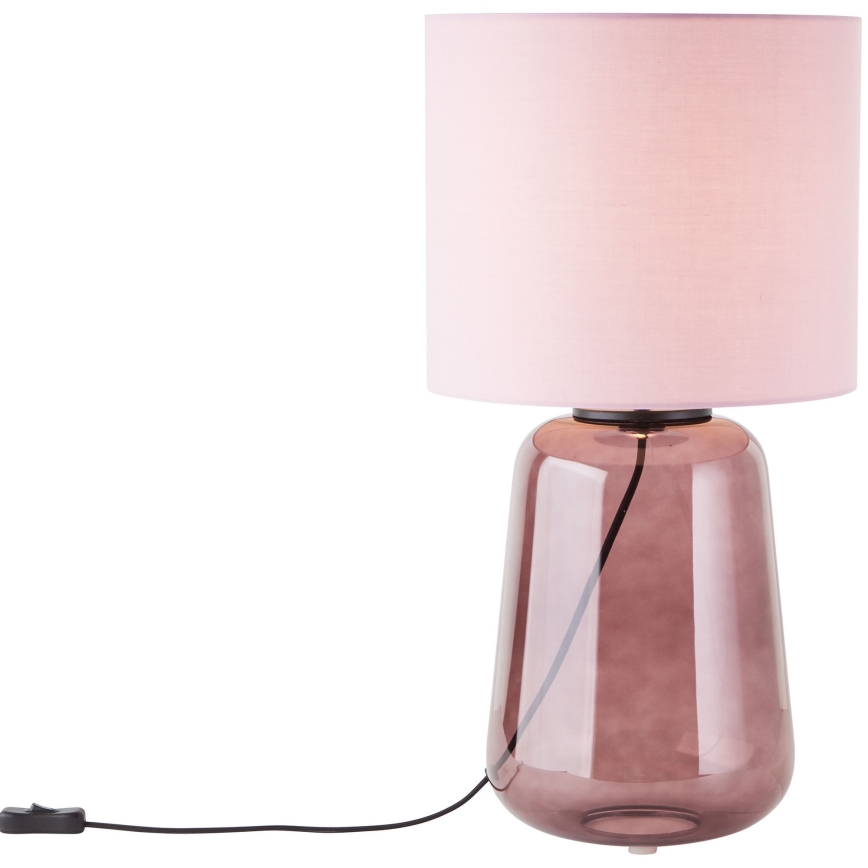 Brilliant - Lampa stołowa HYDRA 1xE27/60W/230V różowa