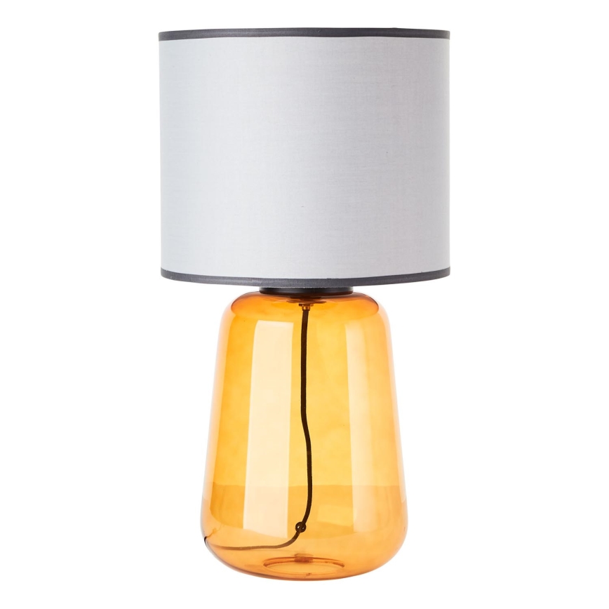 Brilliant - Lampa stołowa HYDRA 1xE27/60W/230V żółta