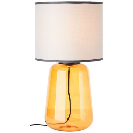 Brilliant - Lampa stołowa HYDRA 1xE27/60W/230V żółta