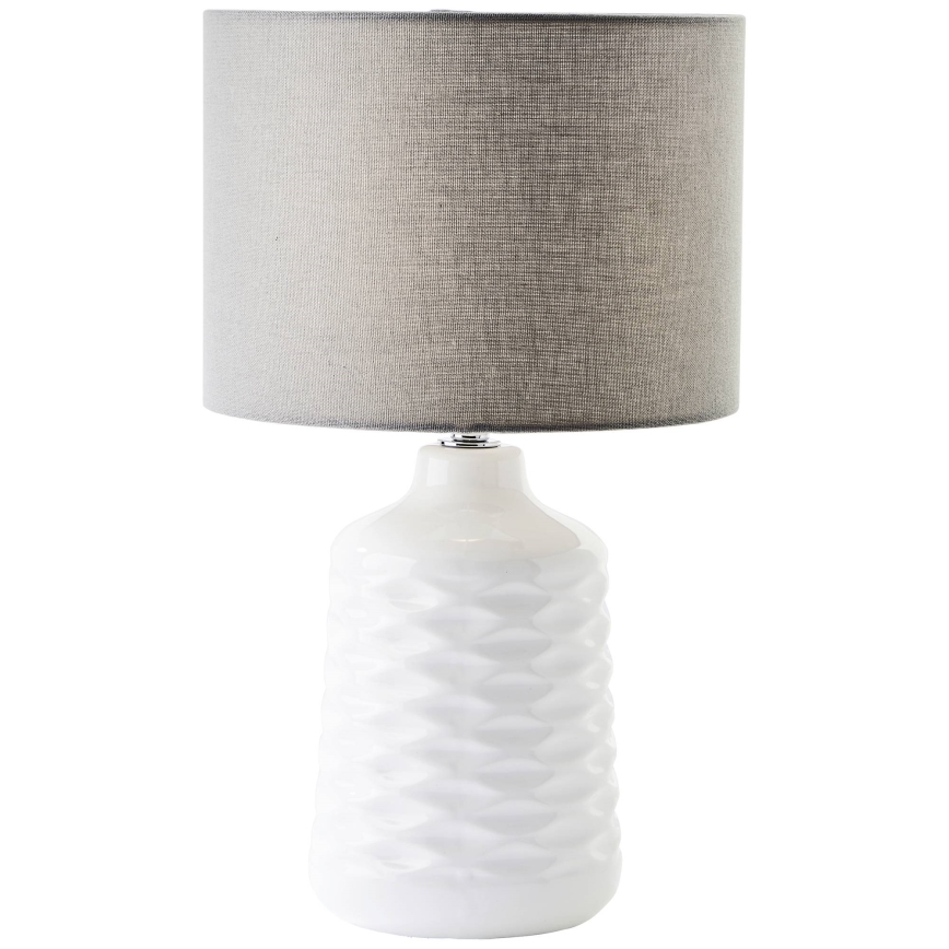 Brilliant - Lampa stołowa ILYSA 1xE14/40W/230V biała/szara