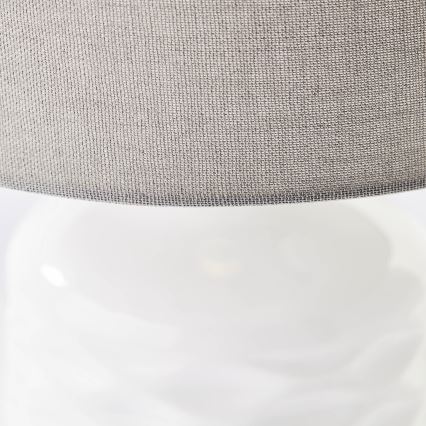 Brilliant - Lampa stołowa ILYSA 1xE14/40W/230V biała/szara
