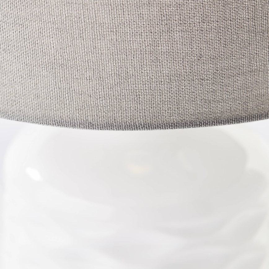 Brilliant - Lampa stołowa ILYSA 1xE14/40W/230V biała/szara