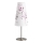 Brilliant - Lampa stołowa ISI 1xE14/40W/230V biała/różowa/chrom błyszczący