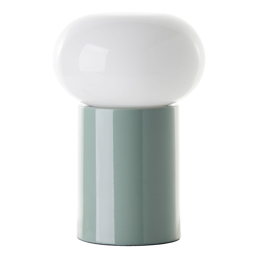 Brilliant - Lampa stołowa KNUT 1xE27/25W/230V zielona/biała