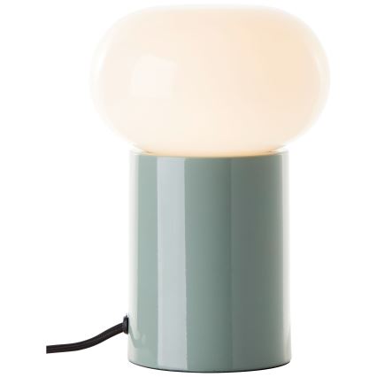 Brilliant - Lampa stołowa KNUT 1xE27/25W/230V zielona/biała