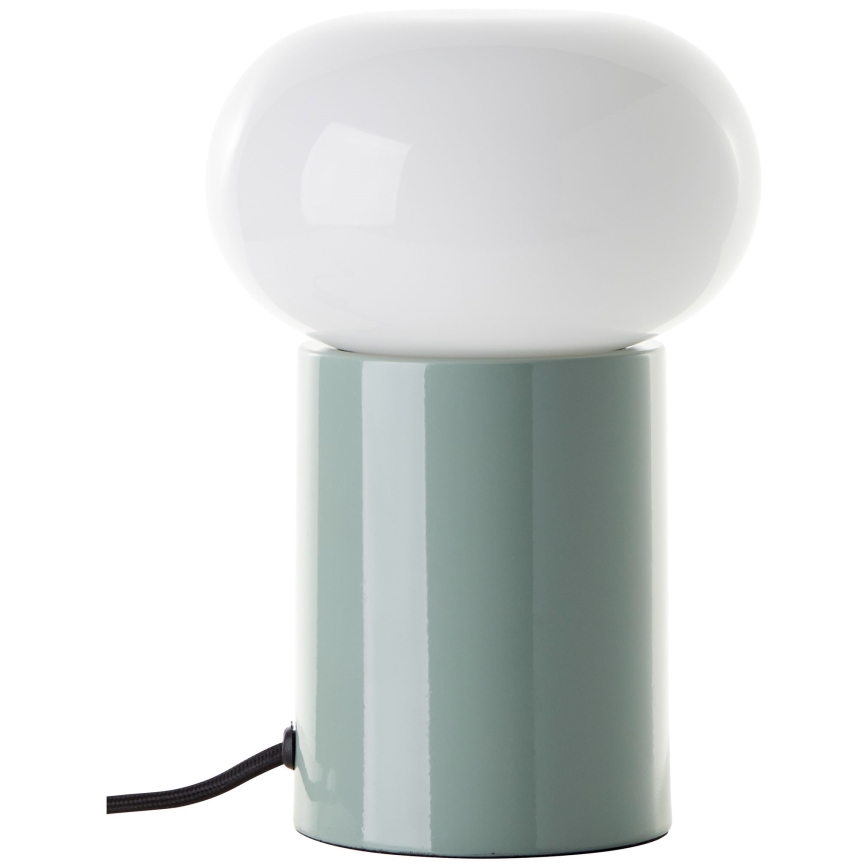 Brilliant - Lampa stołowa KNUT 1xE27/25W/230V zielona/biała