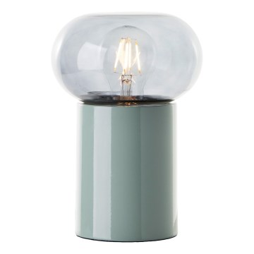 Brilliant - Lampa stołowa KNUT 1xE27/25W/230V zielona/przezroczysta