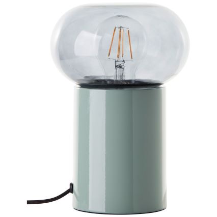 Brilliant - Lampa stołowa KNUT 1xE27/25W/230V zielona/przezroczysta