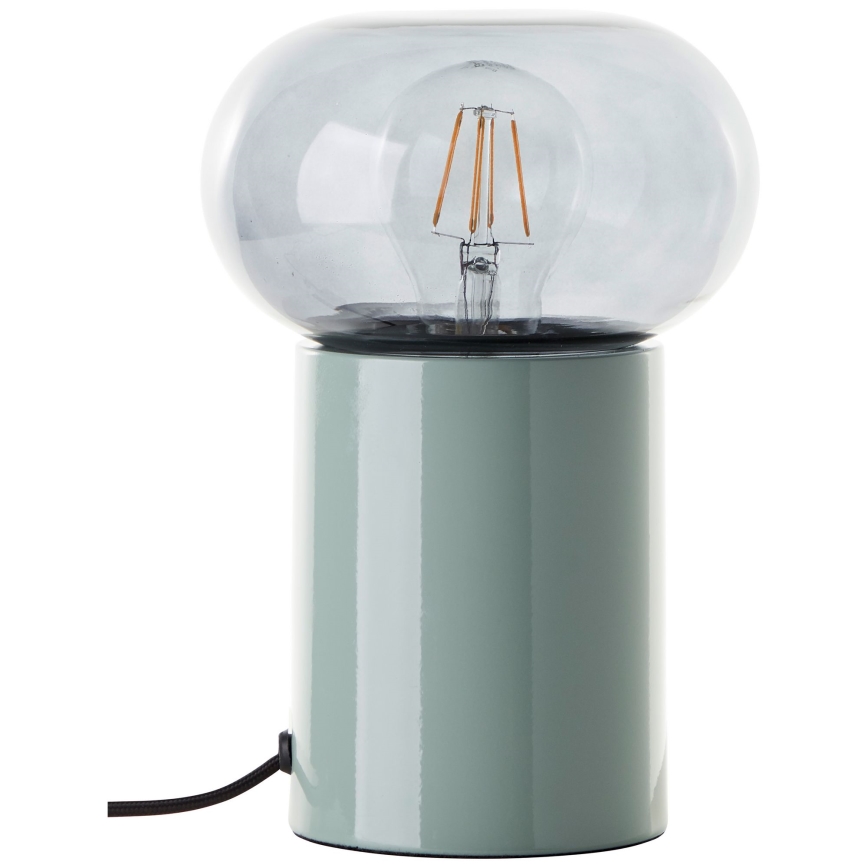 Brilliant - Lampa stołowa KNUT 1xE27/25W/230V zielona/przezroczysta