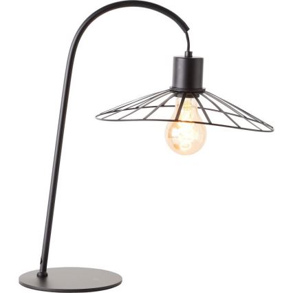 Brilliant - Lampa stołowa LEIKA 1xE27/52W/230V czarny