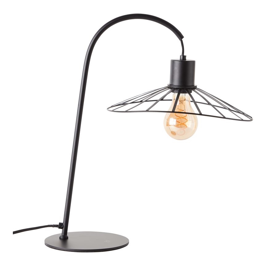 Brilliant - Lampa stołowa LEIKA 1xE27/52W/230V czarny