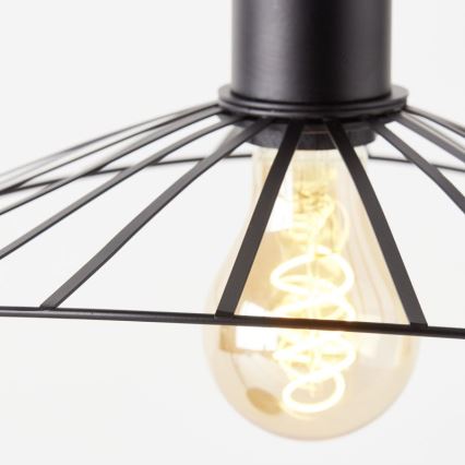 Brilliant - Lampa stołowa LEIKA 1xE27/52W/230V czarny