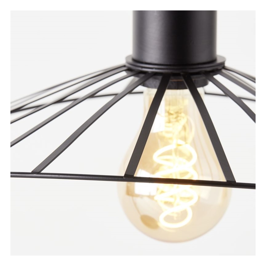 Brilliant - Lampa stołowa LEIKA 1xE27/52W/230V czarny