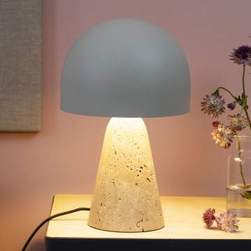 Brilliant - Lampa stołowa NALAM 1xE14/40W/230V beżowa