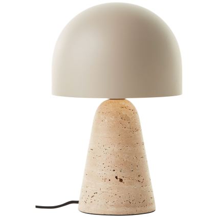 Brilliant - Lampa stołowa NALAM 1xE14/40W/230V beżowa