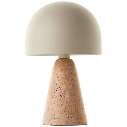 Brilliant - Lampa stołowa NALAM 1xE14/40W/230V beżowa