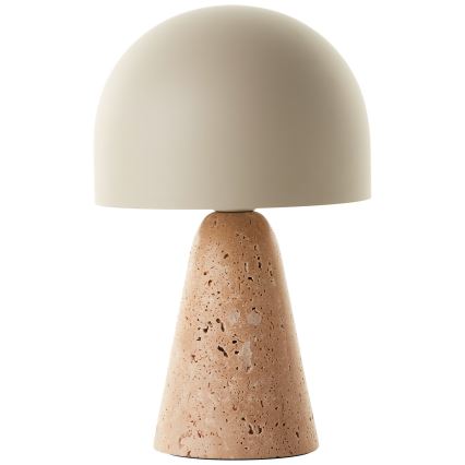 Brilliant - Lampa stołowa NALAM 1xE14/40W/230V beżowa