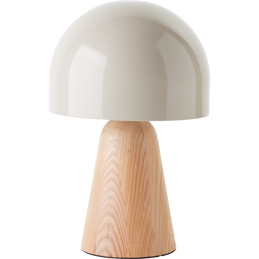 Brilliant - Lampa stołowa NALAM 1xE14/40W/230V beżowy/jesion - FSC certyfikowano