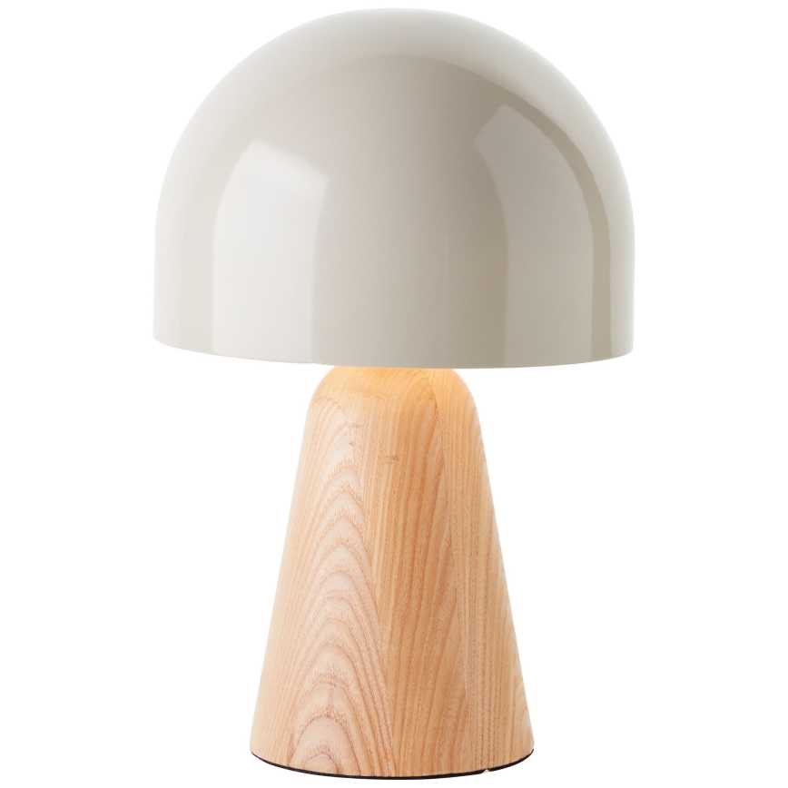 Brilliant - Lampa stołowa NALAM 1xE14/40W/230V beżowy/jesion - FSC certyfikowano