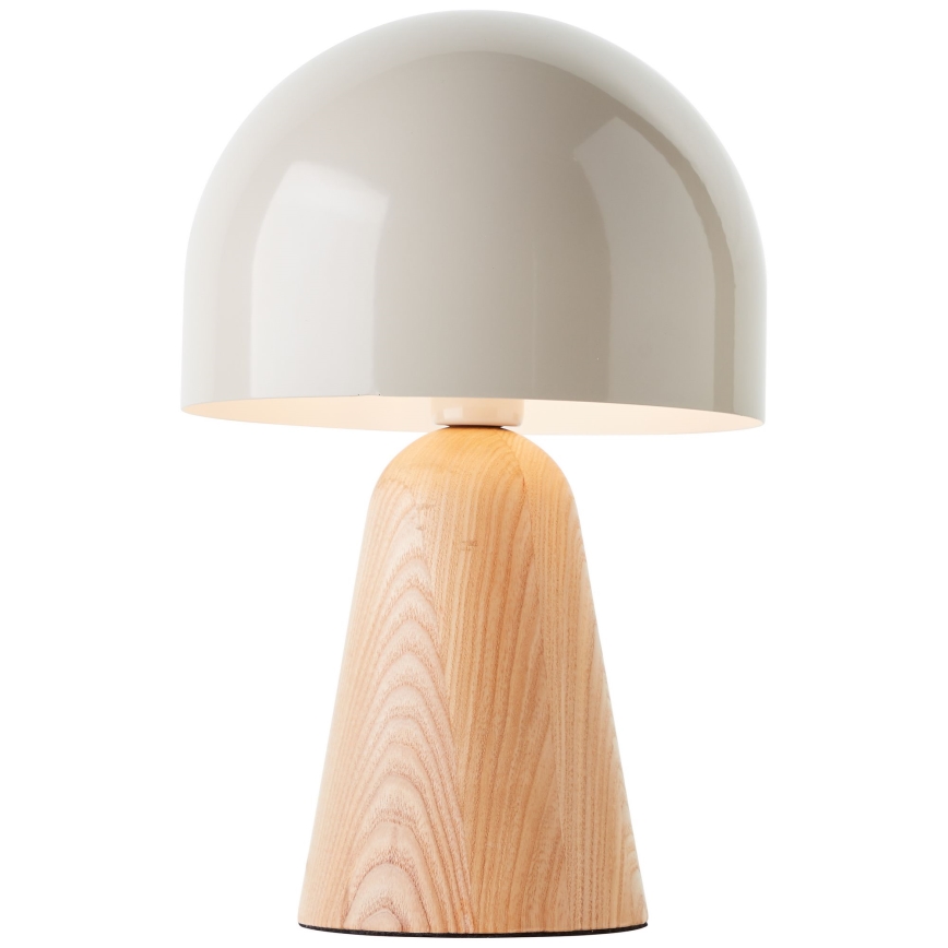 Brilliant - Lampa stołowa NALAM 1xE14/40W/230V beżowy/jesion - FSC certyfikowano