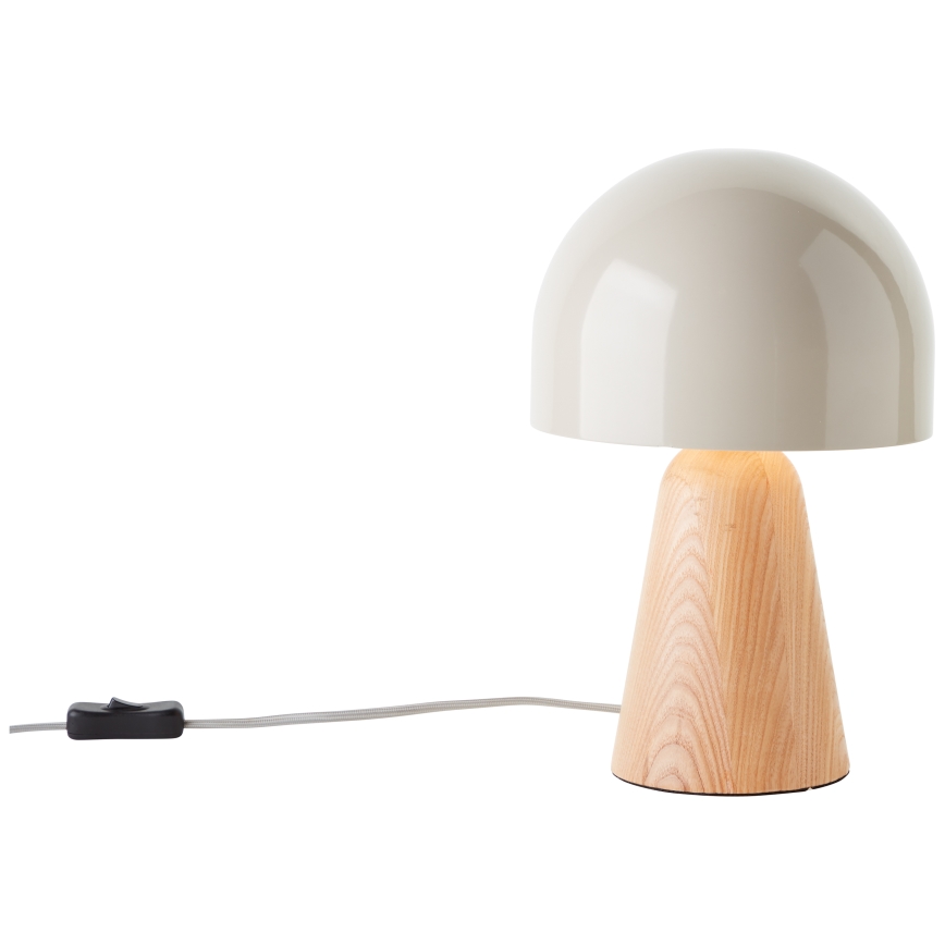 Brilliant - Lampa stołowa NALAM 1xE14/40W/230V beżowy/jesion - FSC certyfikowano