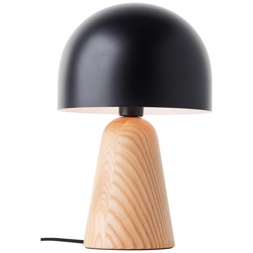 Brilliant - Lampa stołowa NALAM 1xE14/40W/230V czarny/jesion - FSC certyfikowano