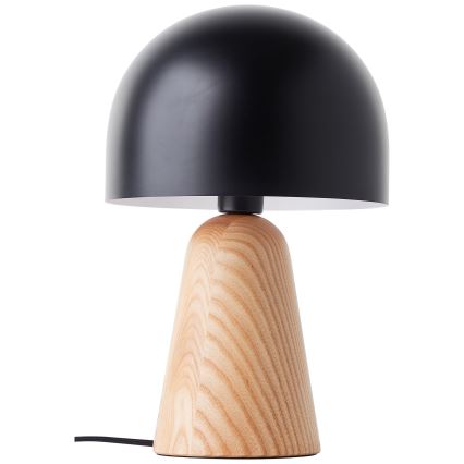 Brilliant - Lampa stołowa NALAM 1xE14/40W/230V czarny/jesion - FSC certyfikowano