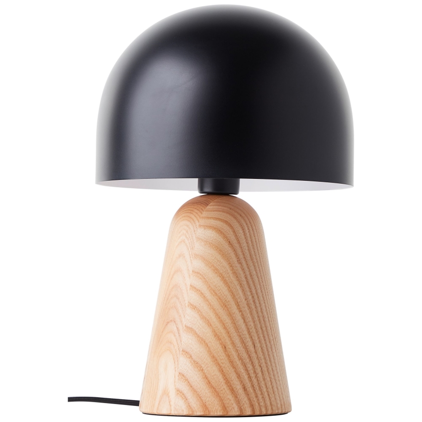 Brilliant - Lampa stołowa NALAM 1xE14/40W/230V czarny/jesion - FSC certyfikowano