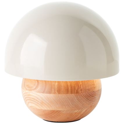 Brilliant - Lampa stołowa NALAM 1xE14/40W/230V szary/jesion - FSC certyfikowano