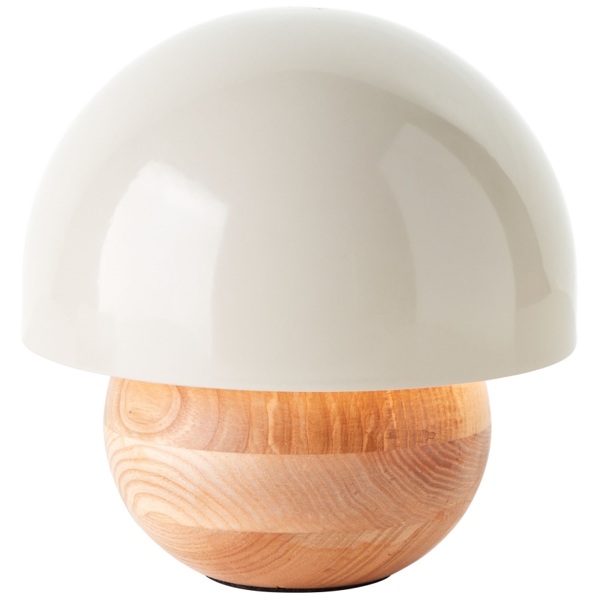 Brilliant - Lampa stołowa NALAM 1xE14/40W/230V szary/jesion - FSC certyfikowano