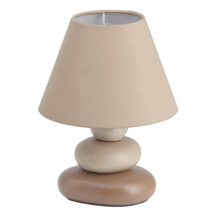 Brilliant - Lampa stołowa PAOLO 1xE14/40W/230V ceramika/beżowa