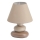 Brilliant - Lampa stołowa PAOLO 1xE14/40W/230V ceramika/beżowa