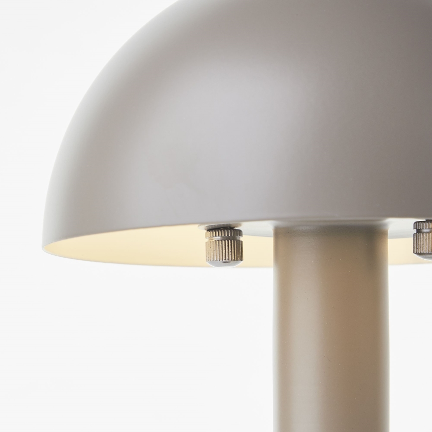 Brilliant - Lampa stołowa PETITE 1xE14/28W/230V szara