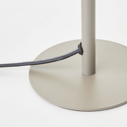 Brilliant - Lampa stołowa PETITE 1xE14/28W/230V szara