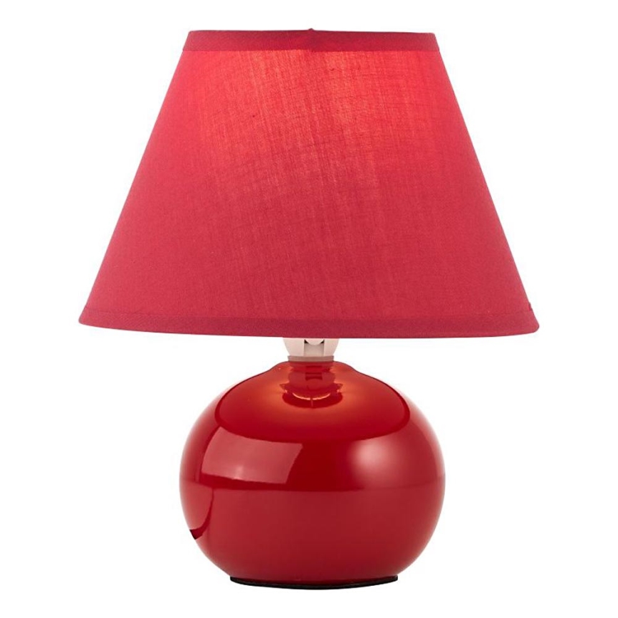 Brilliant - Lampa stołowa PRIMO 1xE14/40W/230V ceramika/czerwona