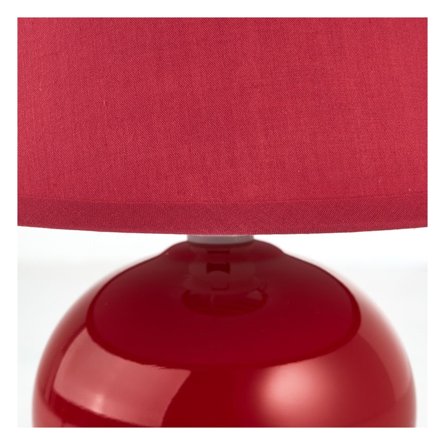 Brilliant - Lampa stołowa PRIMO 1xE14/40W/230V ceramika/czerwona
