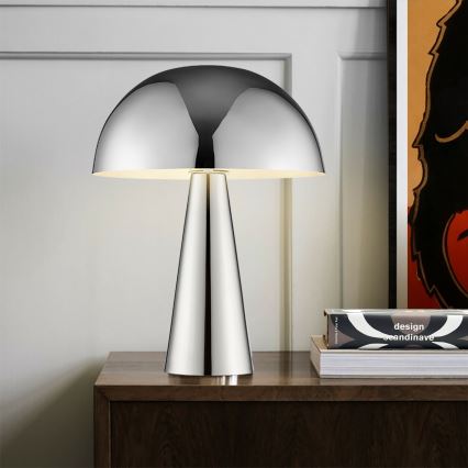 Brilliant - Lampa stołowa SIGRUN 1xE14/28W/230V chrom błyszczący