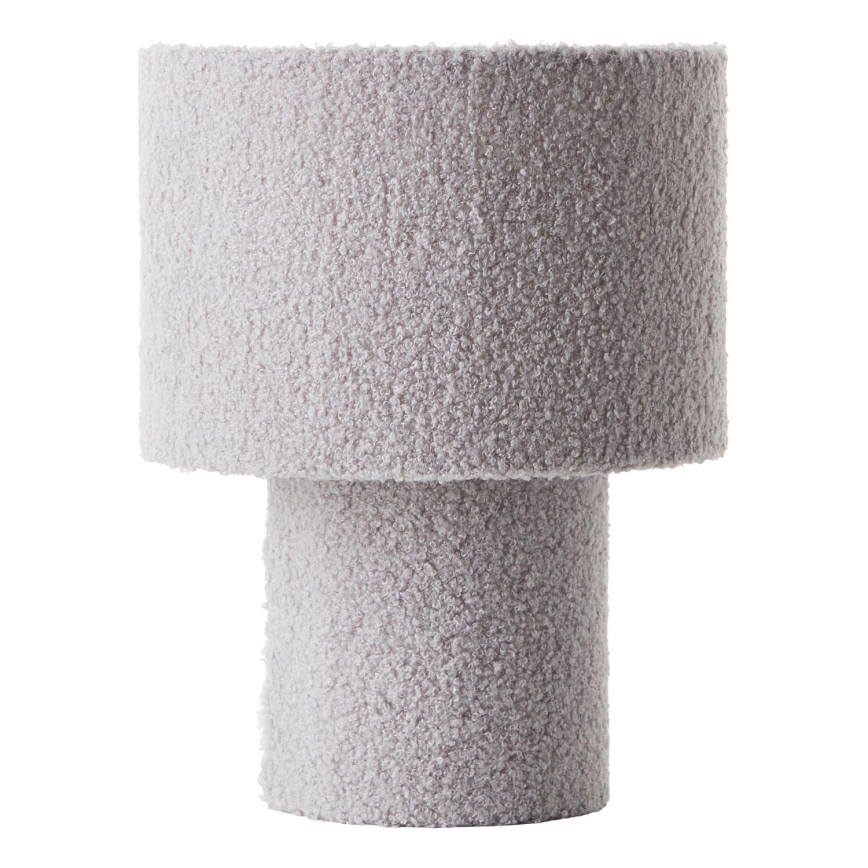 Brilliant - Lampa stołowa TEDDY 1xE27/20W/230V szara