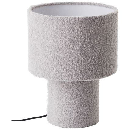 Brilliant - Lampa stołowa TEDDY 1xE27/20W/230V szara