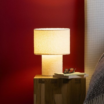 Brilliant - Lampa stołowa TEDDY 1xE27/25W/230V kremowa