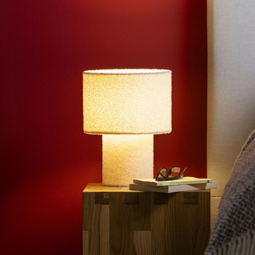 Brilliant - Lampa stołowa TEDDY 1xE27/25W/230V kremowa