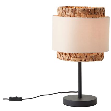 Brilliant - Lampa stołowa WATERLILLY 1xE27/60W/230V kremowa