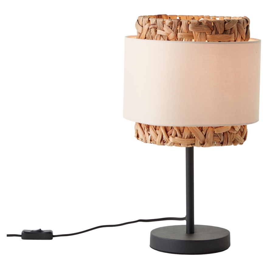 Brilliant - Lampa stołowa WATERLILLY 1xE27/60W/230V kremowa