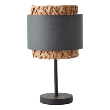 Brilliant - Lampa stołowa WATERLILLY 1xE27/60W/230V szara