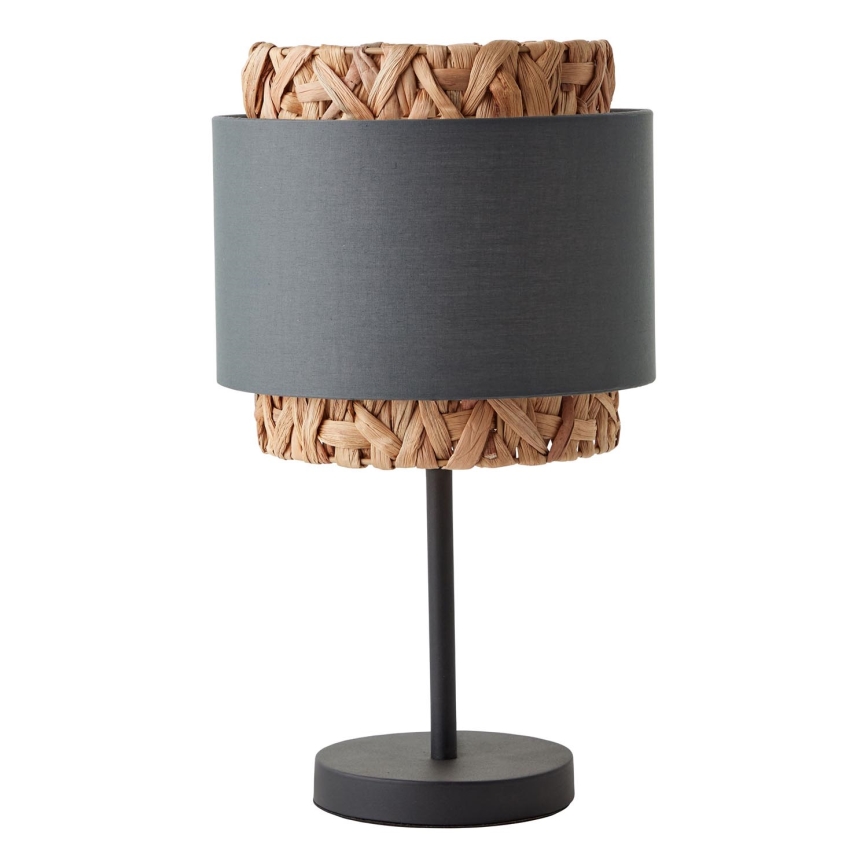 Brilliant - Lampa stołowa WATERLILLY 1xE27/60W/230V szara