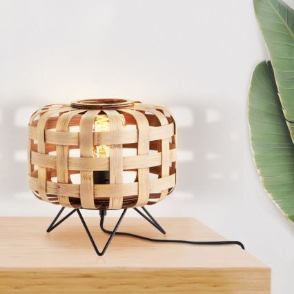 Brilliant - Lampa stołowa WOODLINE 1xE27/40W/230V bambus