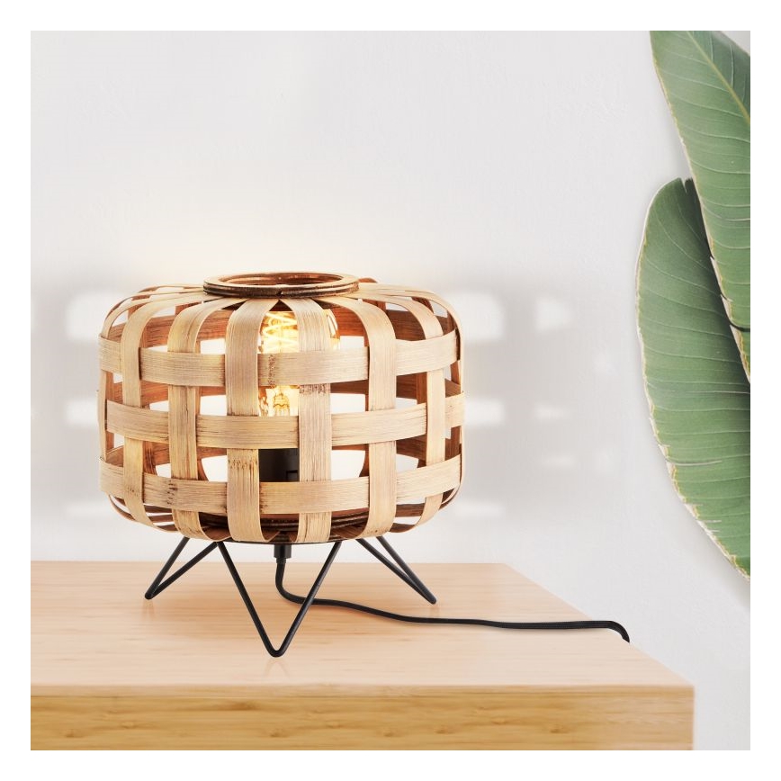 Brilliant - Lampa stołowa WOODLINE 1xE27/40W/230V bambus